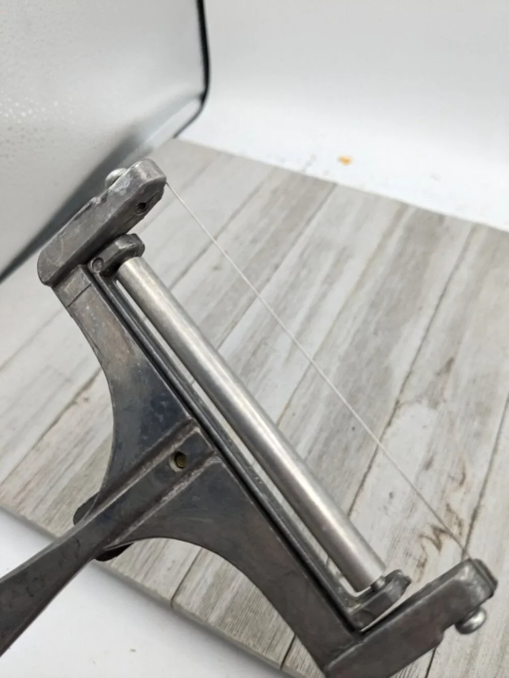 Vintage Wire Cheese Cutter Slicer  6